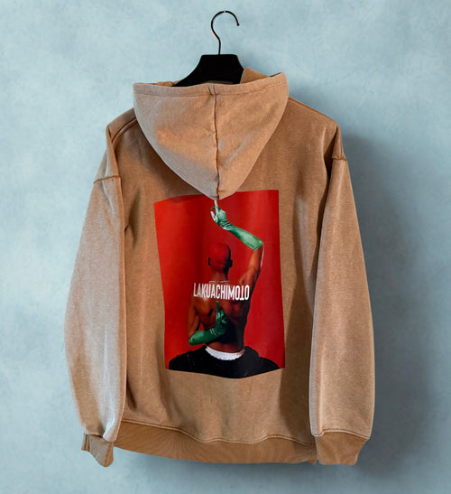 Hoodies couleur Sable Délavé LAKUACHIMOTO