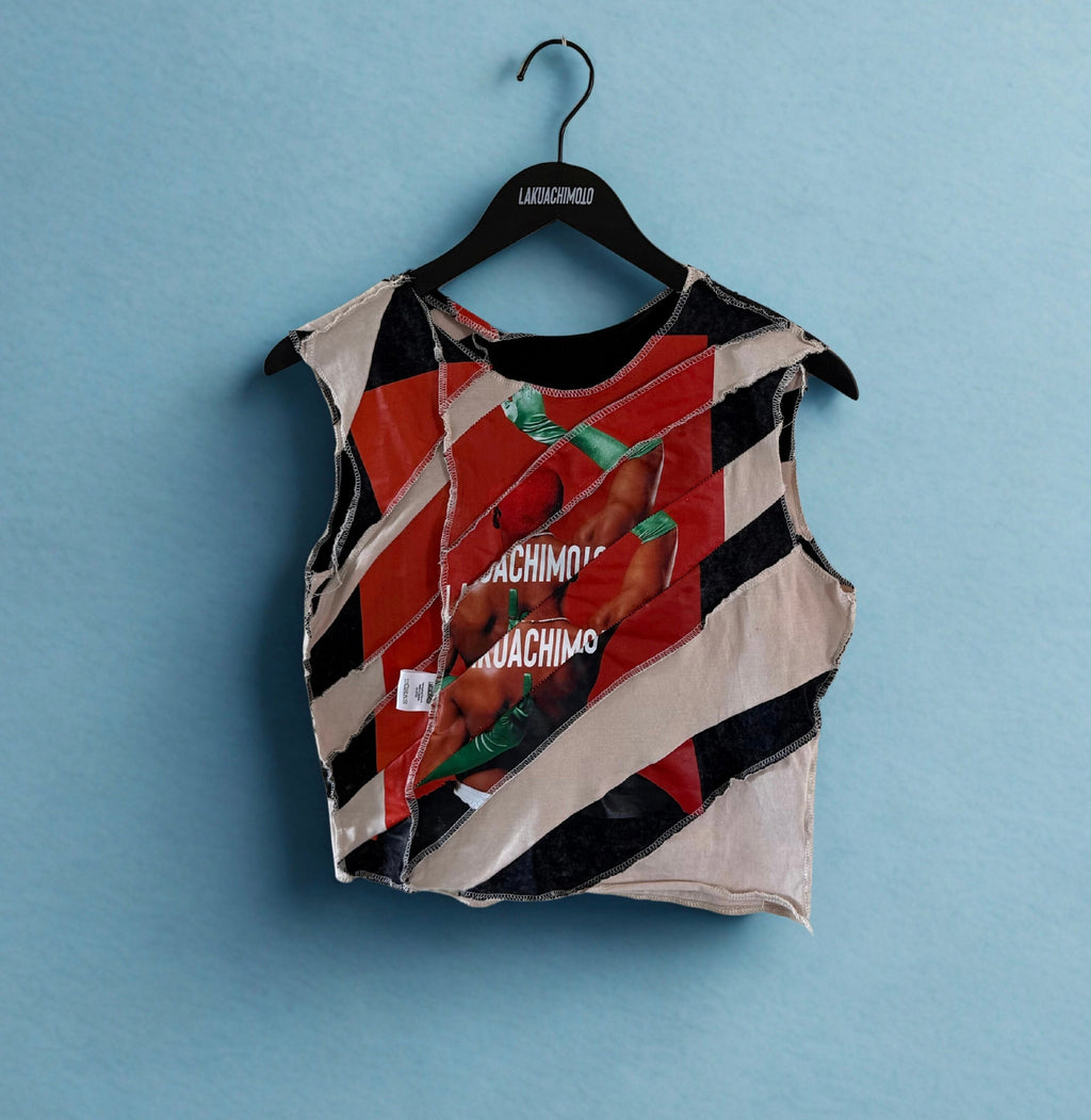 Haut Déconstruit couleur Beige Créma-Braise LAKUACHIMOTO