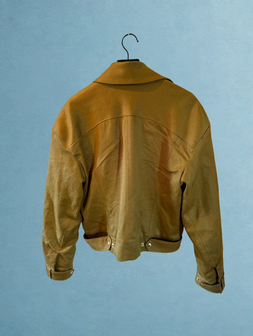 Veston en Daim couleur Marron Lakuachimoto