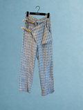 Pantalon en Tweed couleur Bleu Clair